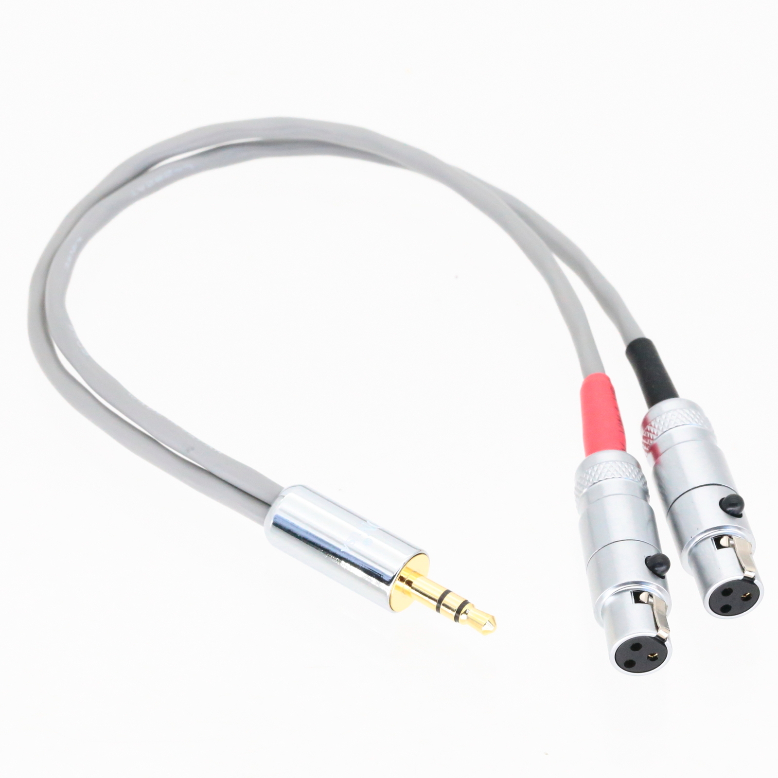 3.5mm TRS Stereo Plug to Dual Mini XLR TA3F Jack 8” L2B2AT Balanced Cable 1M2F