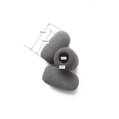 Microphone Covers for Aviation Headset – Foam Windscreen, Pack of 10, Windproof