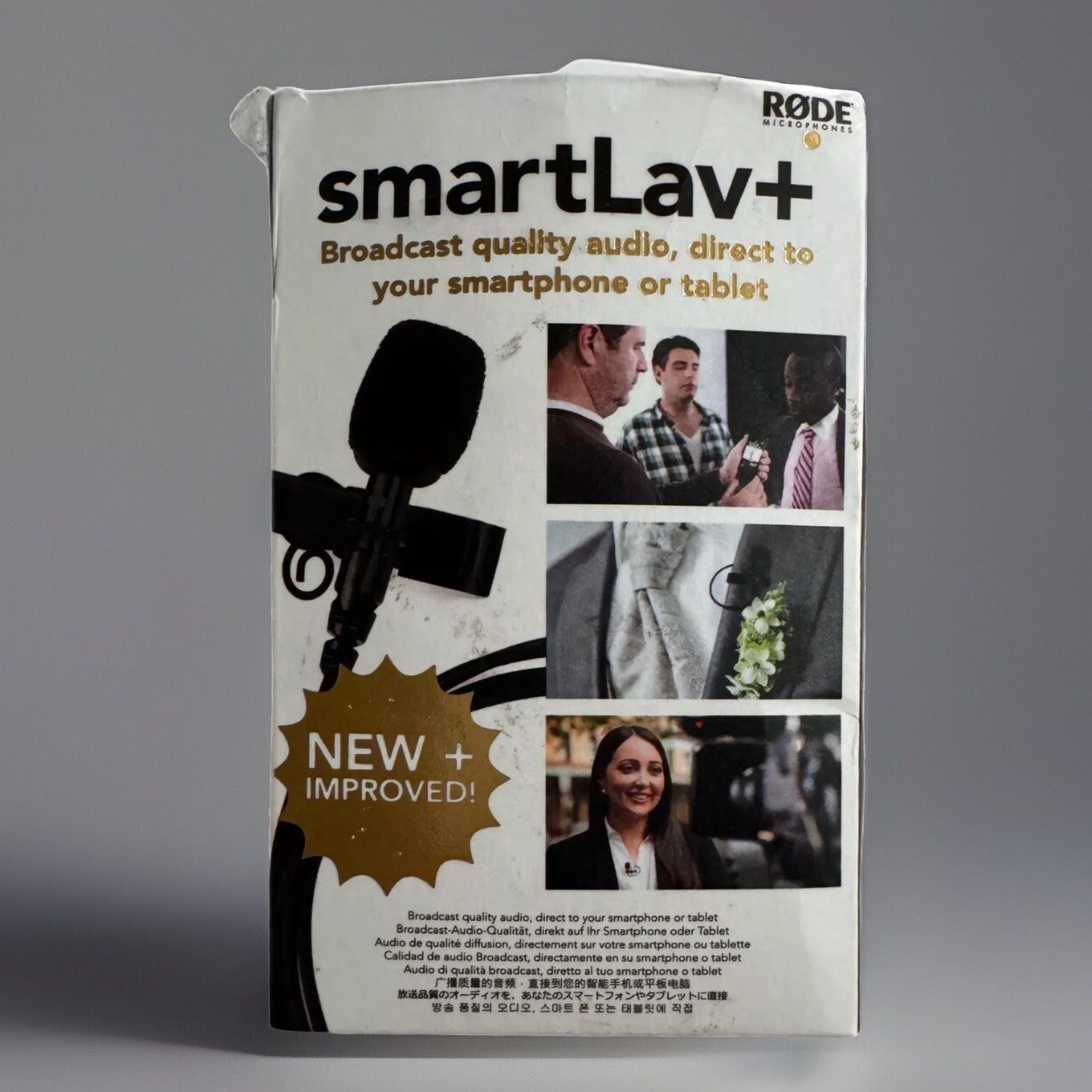 Rode Smartlav+ Lavalier Condenser Microphone for Smartphones and Tablets