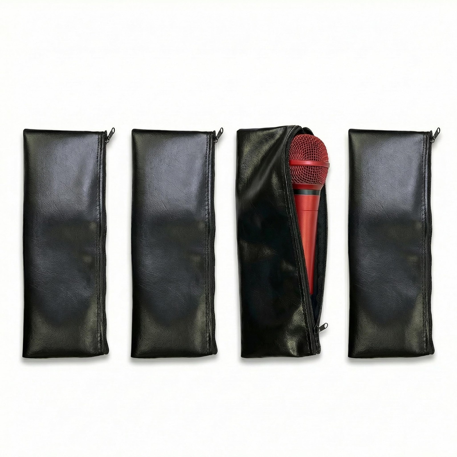 4Pcs Microphone Bag Case Storage Mic Protector for Wireless Devices Mini Slee…