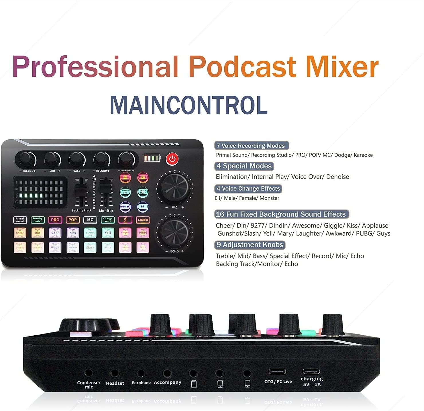 Podcast Equipment Bundle, SINWE Condenser Microphone Bnudle