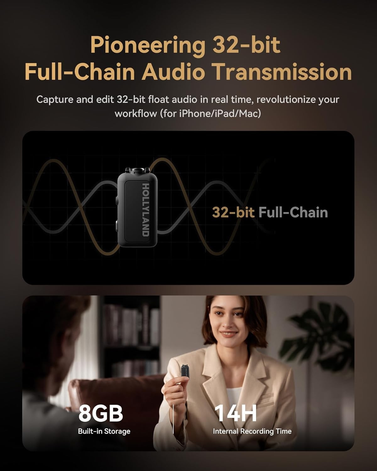 Lark MAX 2 AI Noise-Canceling Wireless Mic