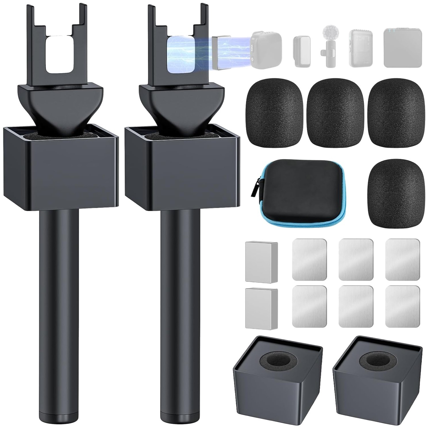 Magnetic Lavalier Mic Handle Bundle