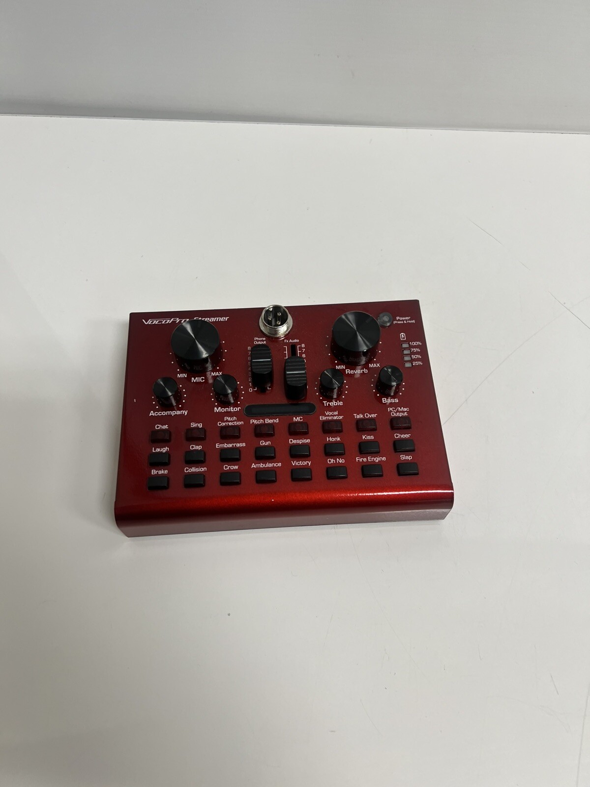 VOCOPRO Streamer Desktop Mic kit Red Tested