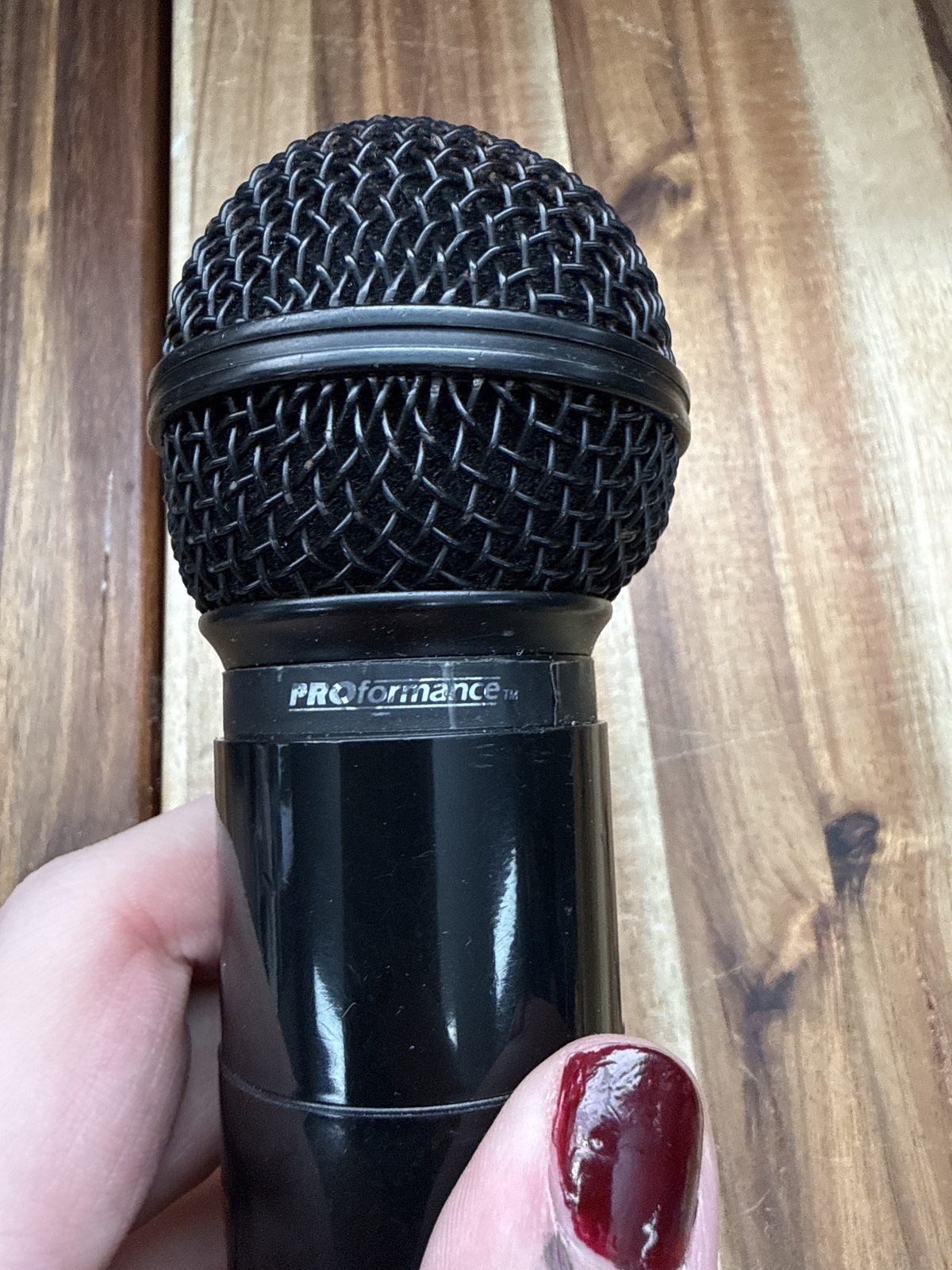 PROformance Wireless Handheld Microphone Transmitter Black