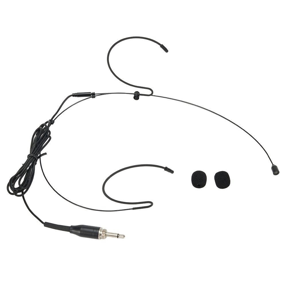 Double-Earhook-Headset Mic Headworn Microphone For For Wireless