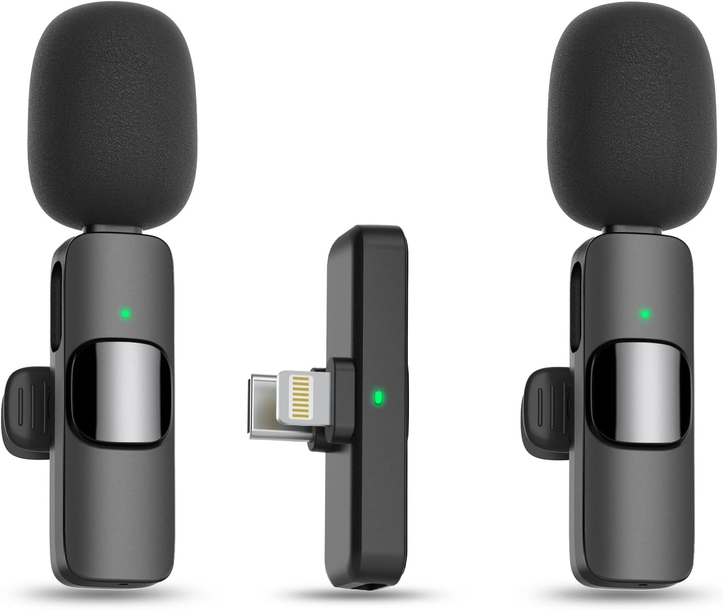 Bluetooth Lavalier Mic for iPhone Android