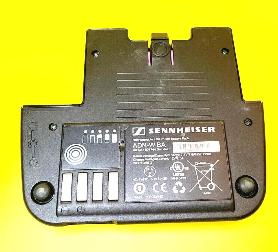 SENNHEISER ADN-W BA RECHARGEABLE LITHIUM-ION BATTERY PACK FOR ADN-W D1 12V/2.5A
