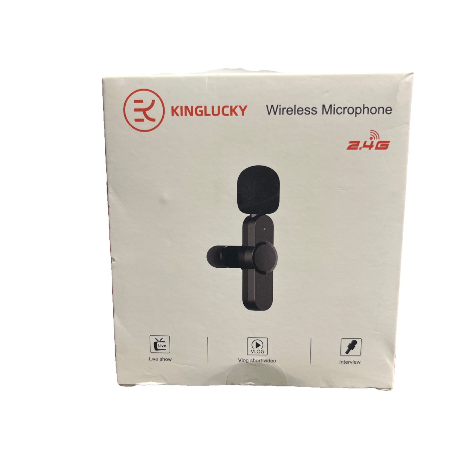 Kinglucky Wireless Microphone 2.4 G Plug /Play Widely Compatible for Live show