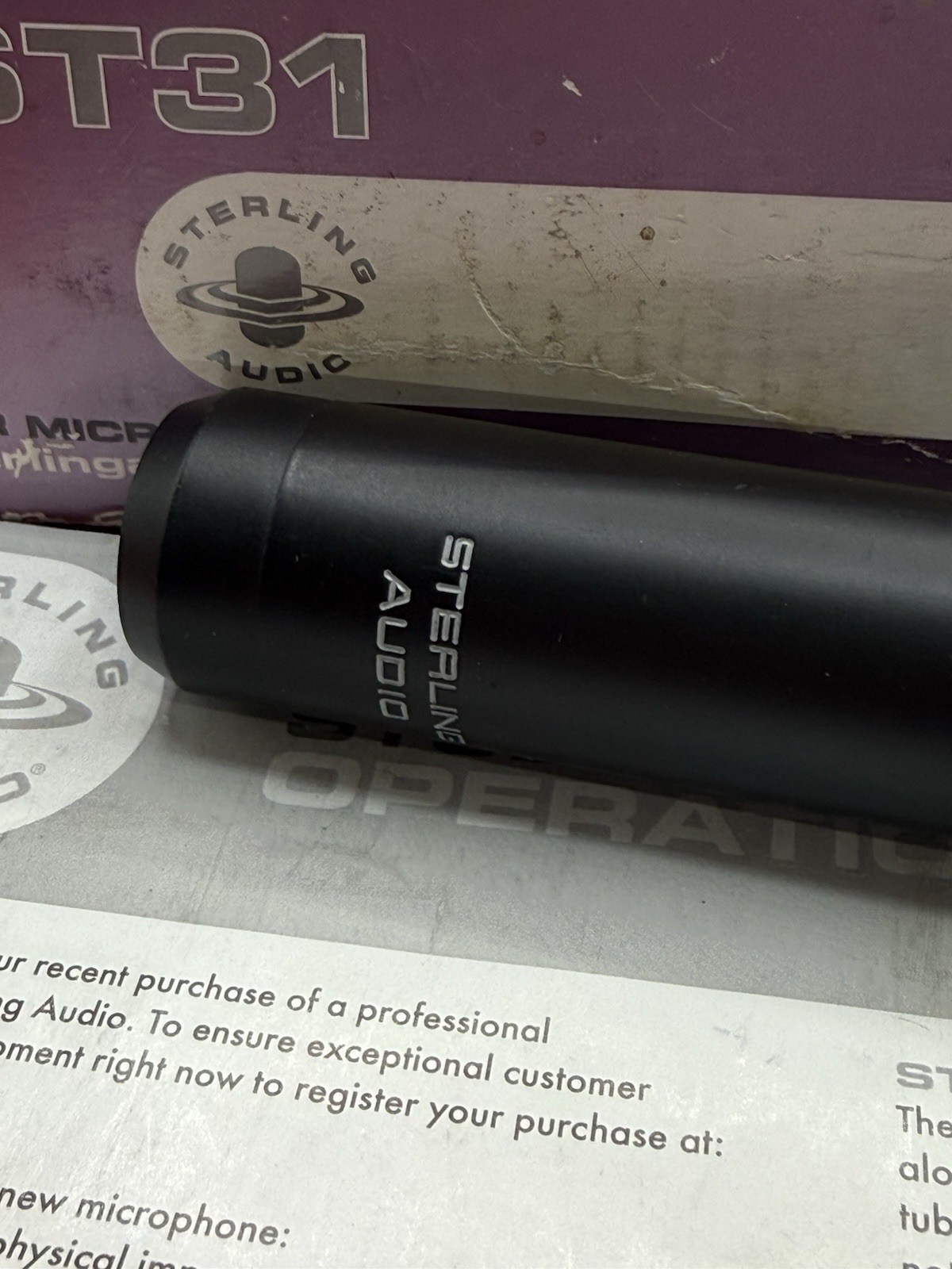 Sterling Audio ST31 Microphone Small Diaphragm FET Condenser Mic J3