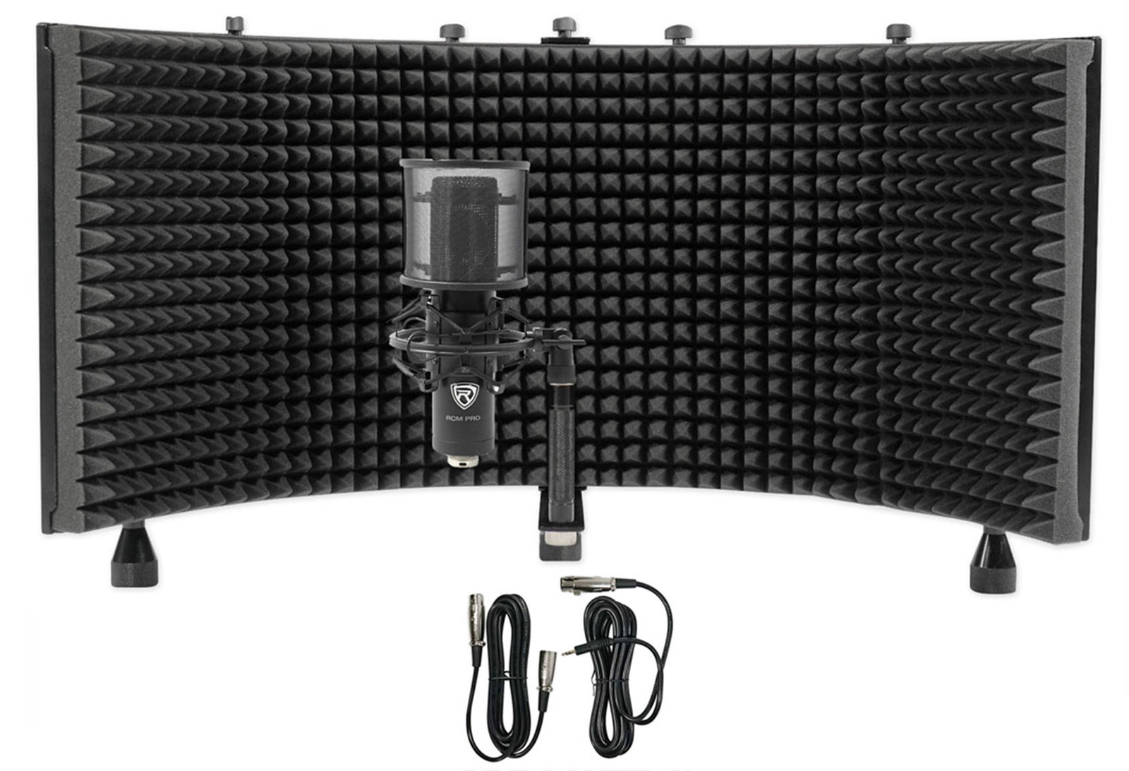 Rockville RCM PRO Studio/Recording Podcast Condenser Microphone + Foam Shield