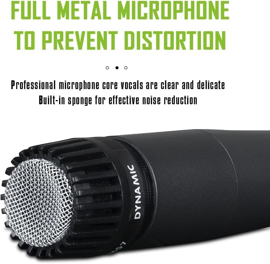 Professional Dynamic Cardioid Microphone for Instruments & Vocals