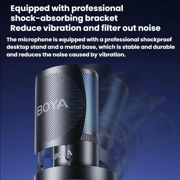 Condenser Microphone Computer Phone Recording Video Live Receiving Noise Reducti