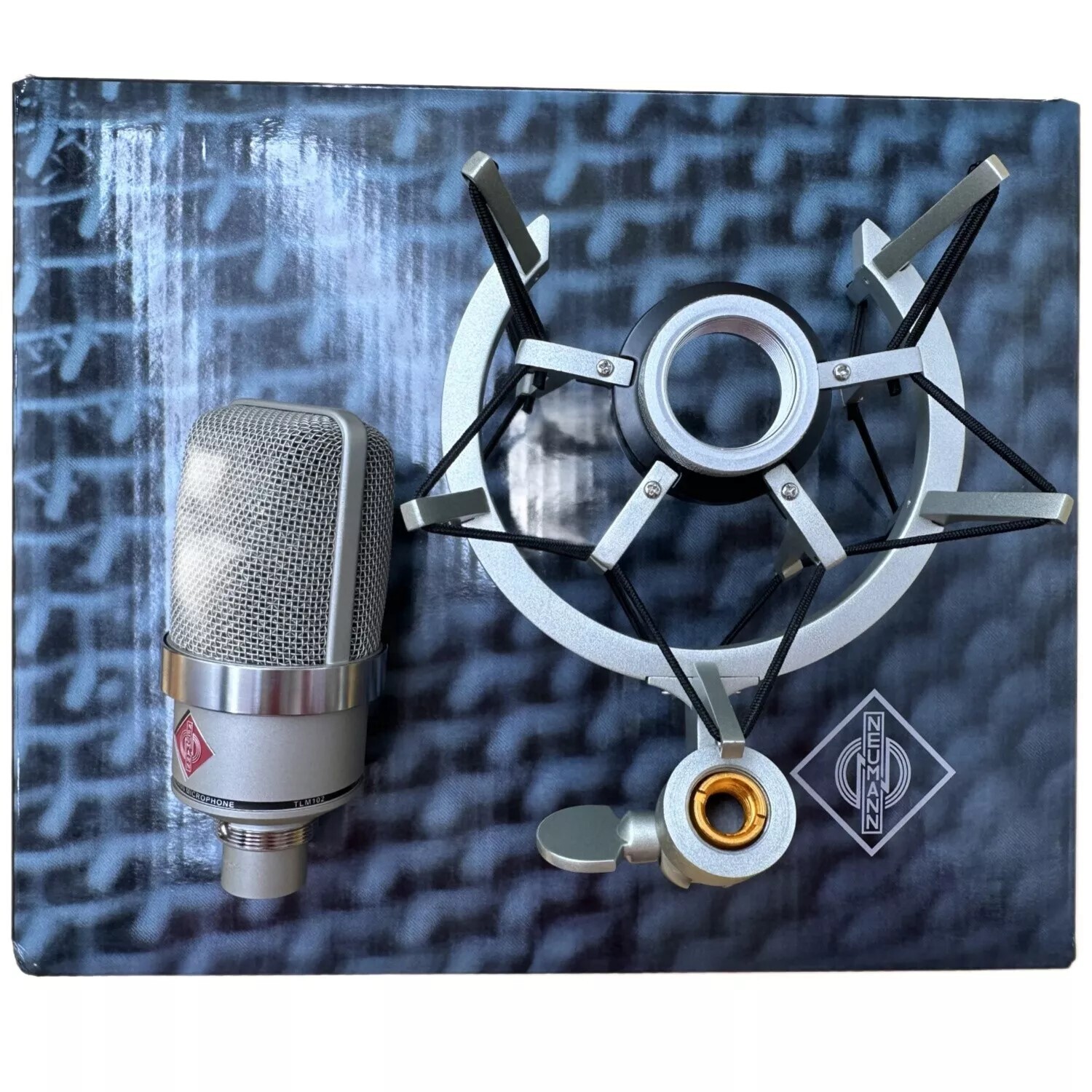 Neumann TLM 102 Large Diaphragm Condenser Microphone Studio Set w/ Shockmount US