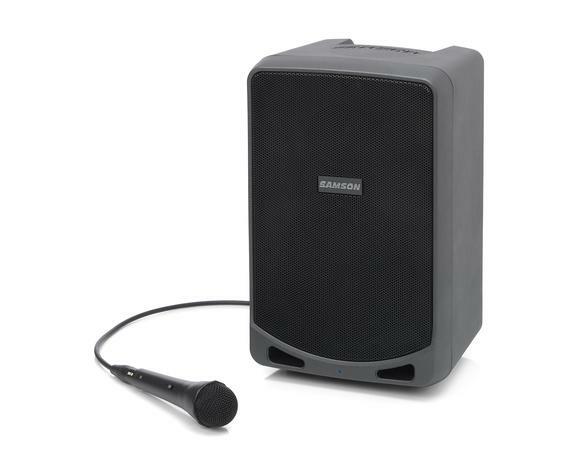 Samson EXPEDITIONXP106 Rechargeable Bluetooth Portable PA w/ Wired Handheld Mic