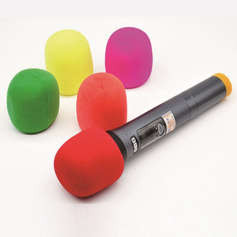 5PC Microphone Sponge Cover Non Disposable Protection Handheld Stage Microphone.
