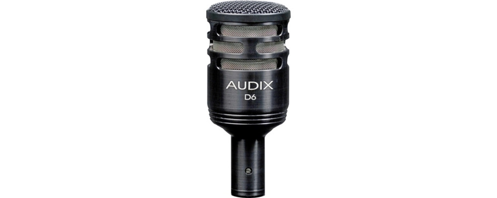 Audix D6 Sub Impulse Kick Drum Mic Black