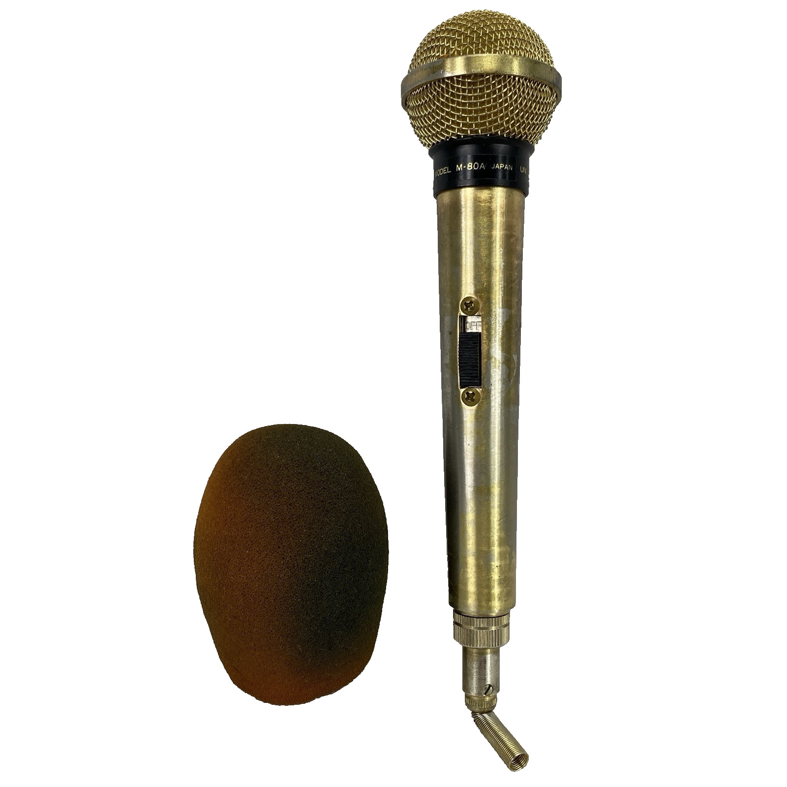 Herald Unidirectional Dynamic Mic Microphone Model M-80A Japan | Untested