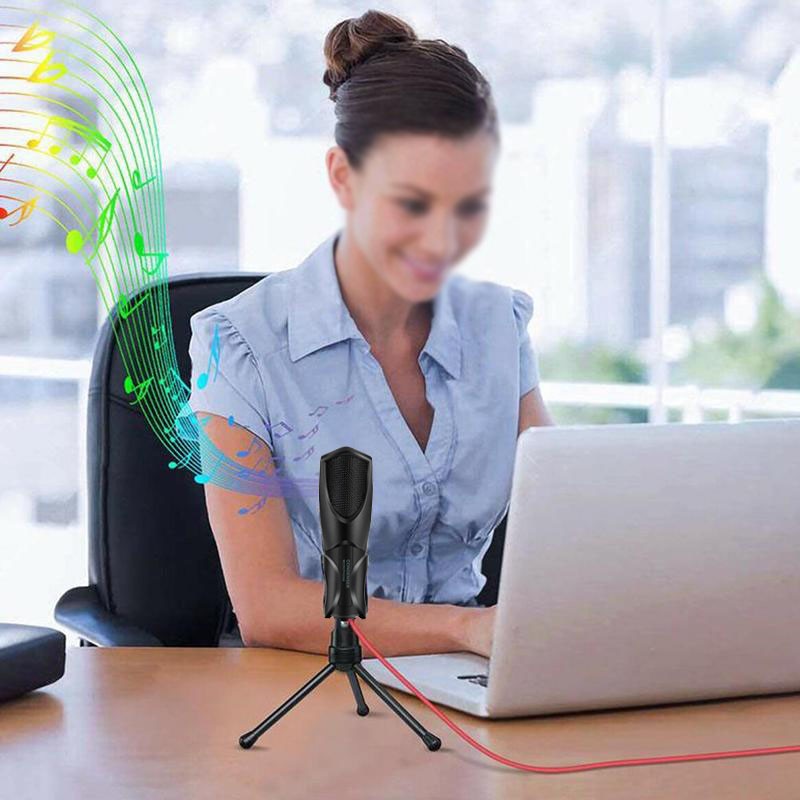 USB Condenser Computer Cardioid Microphone Youtube Zoom Podcasting Gaming Mic US