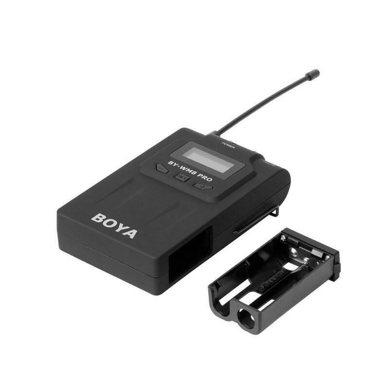 BOYA BY-WM8 Pro K2 UHF Dual-Channel Audio Wireless Lavalier Microphone System