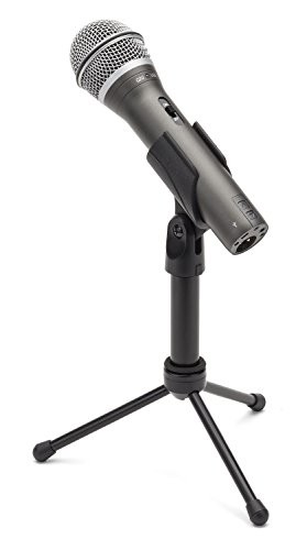 SAMSON TECHNOLOGIES Q2U USB/XLR DYNAMIC MICROPHONE PACK – SILVER/Gray