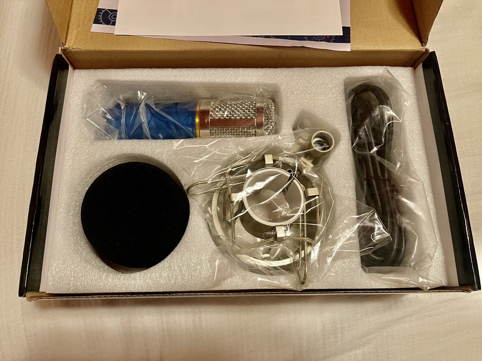 Excelvan Professional Large Diaphragm Studio Condenser Recording Microphone NEW