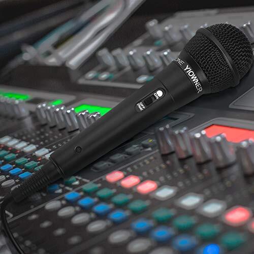 Microfono Profesional Dinamico de Mano Con Cable Para Fiestas Karaoke