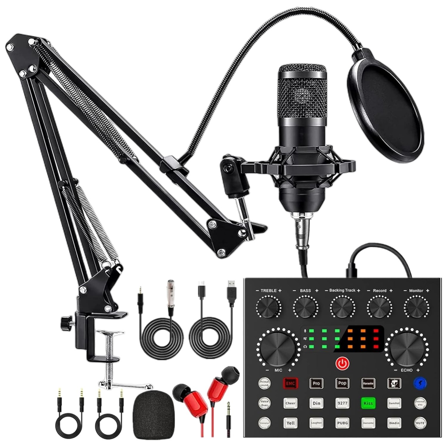 Professional Podcast Equipment Bundle with Voice Changer