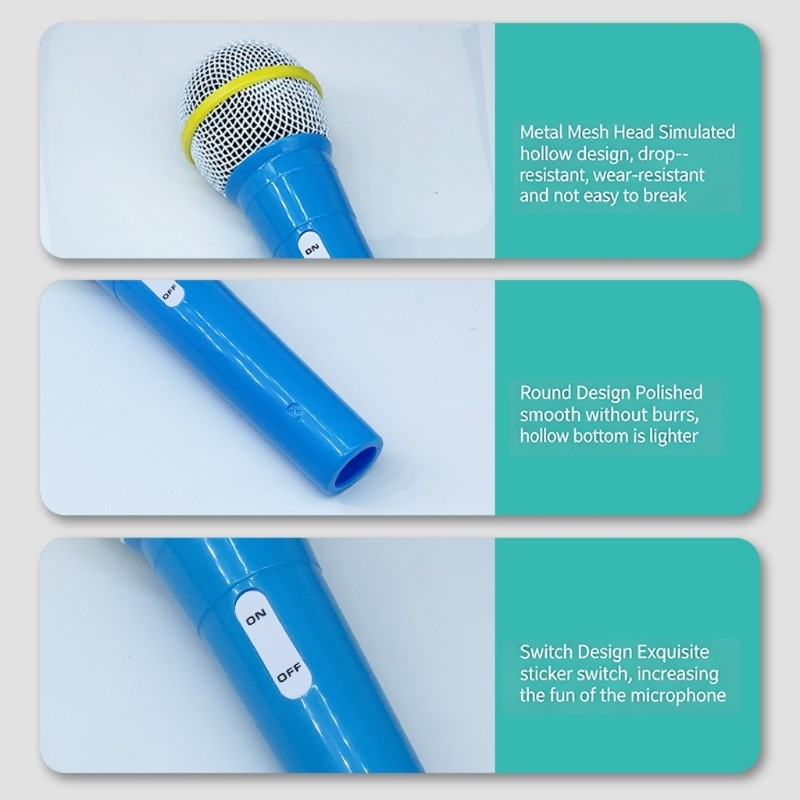 Childrens Pretend Play Microphone Props For Entertainment At Shows And Event