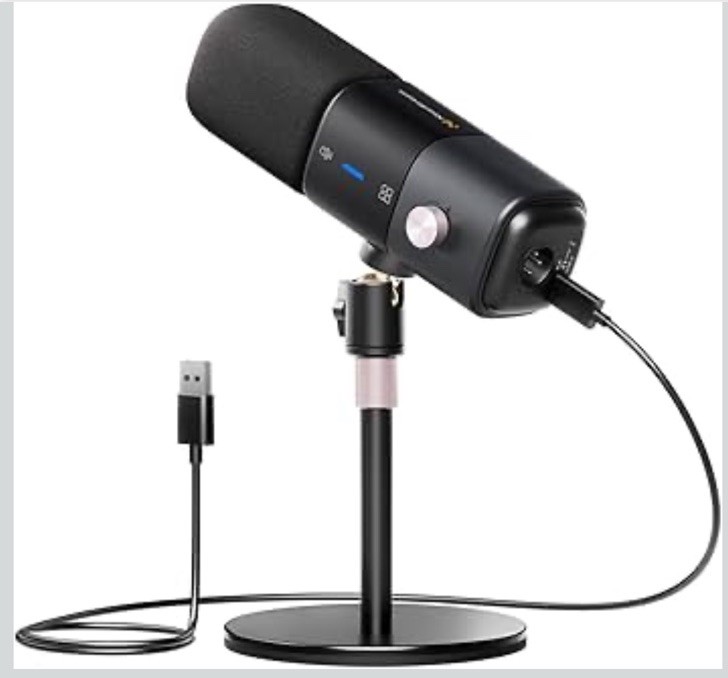 NearStream AM25X Gen2 XLR/USB Condenser Microphone New Streaming Mic