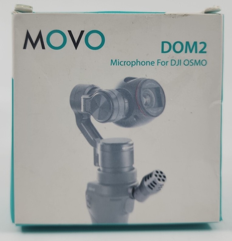 Movo DOM2 3.5mm TRS OmniDirectional Calibrated Condenser Microphone for DJI OSMO