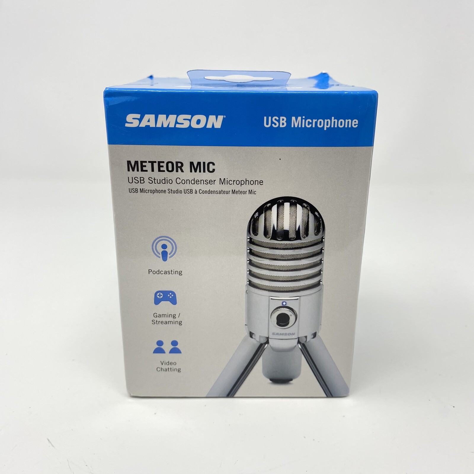 Samson Meteor Mic Condenser Wired – USB Professional Microphone – NEW