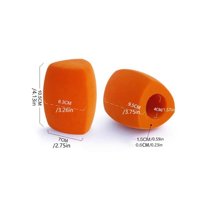 Triangular High Density Sponges Microphones Cover Noise Reductions Studio