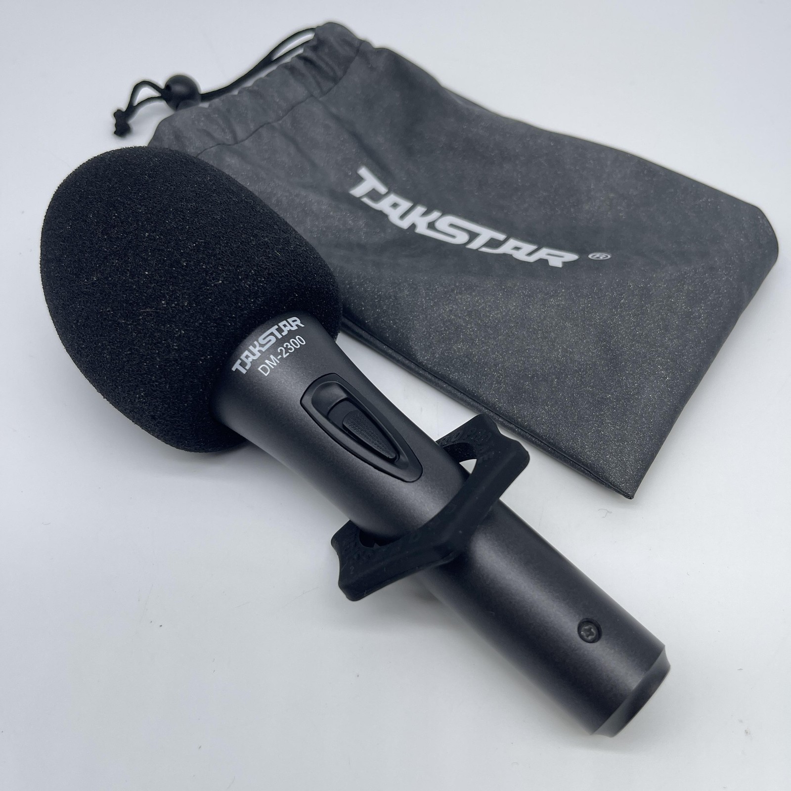 Takstar DM-2300 Dynamic Microphone Interview XLR Pro Audio Mic Foam Cover Bag