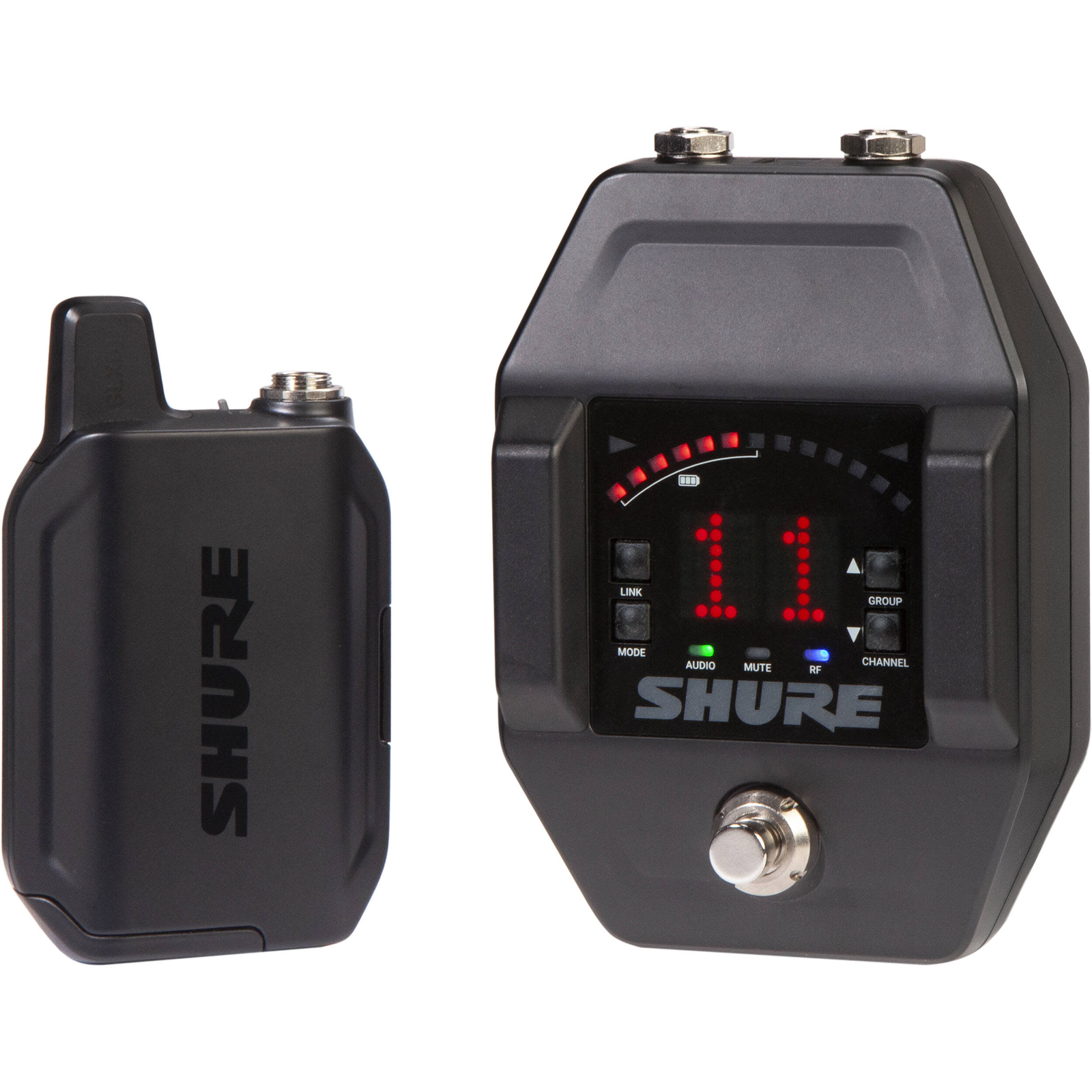 Shure GLXD16+ Dual-Band Wireless Guitar Pedal System, Z3 Band
