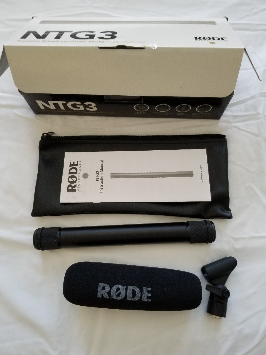 Rode NTG3 Broadcast Shotgun Microphone (Open Box)