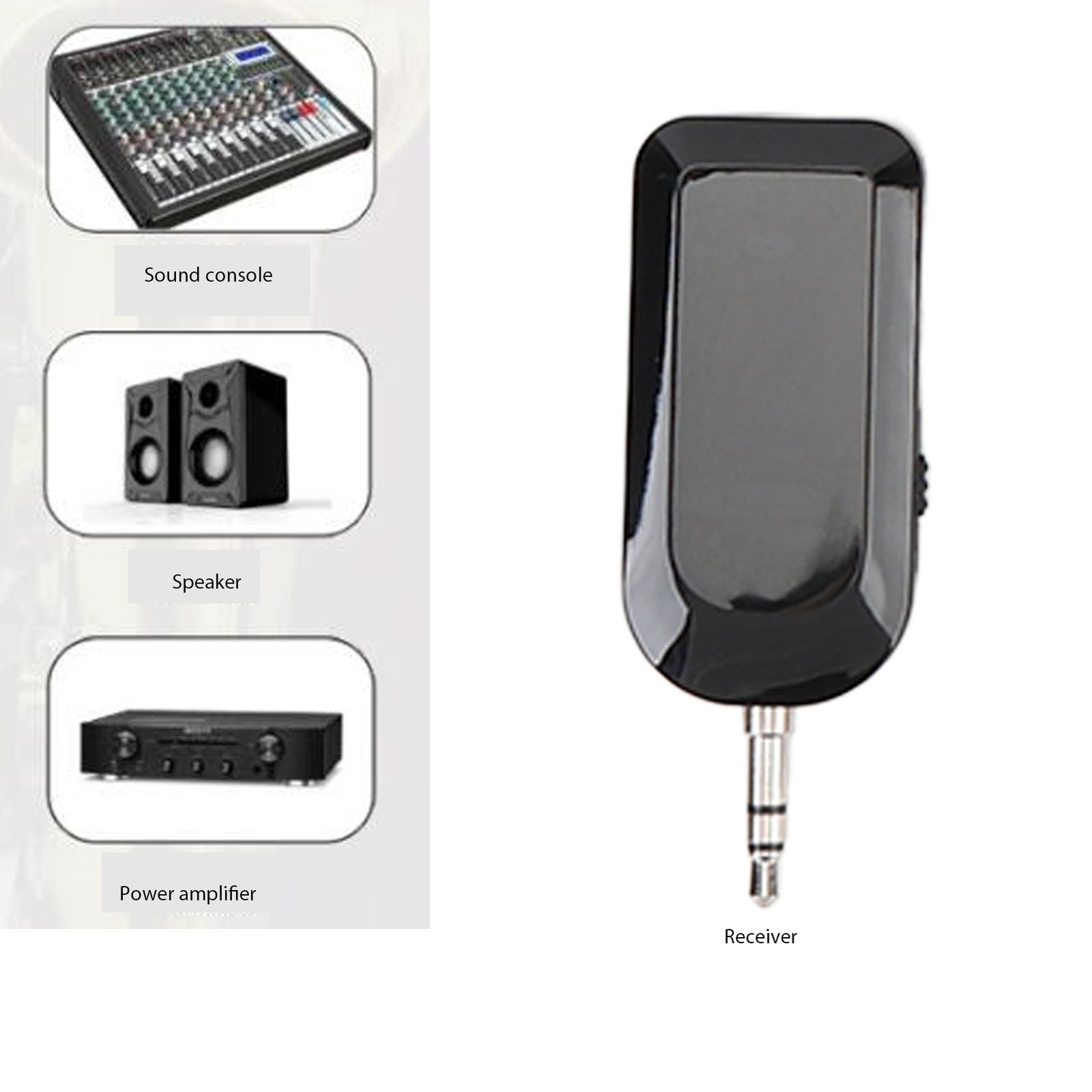 ｀Saxophone Wireless Microphone 2.4G Clip On Sax Mic System For Stage Performa