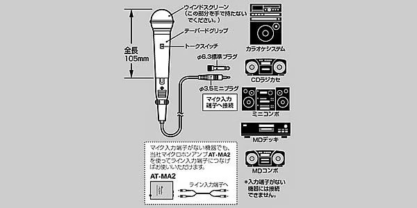 【audio technica】 AT-X3 Compact size Dynamic Vocal Microphone Professional Canon