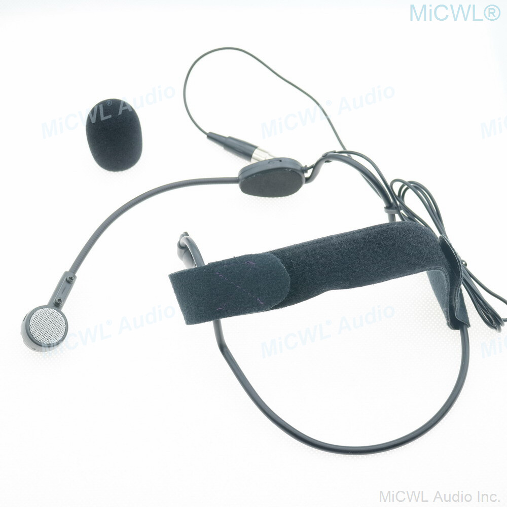 ME3 Dynamic Face Headset Microphone for SHURE Wireless Head wear Mics TA4F mini