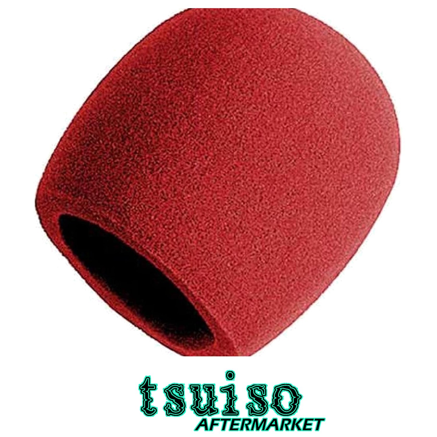 Protective Red Foam Microphone Windscreen: Enhance Vocal Performance & Hygiene