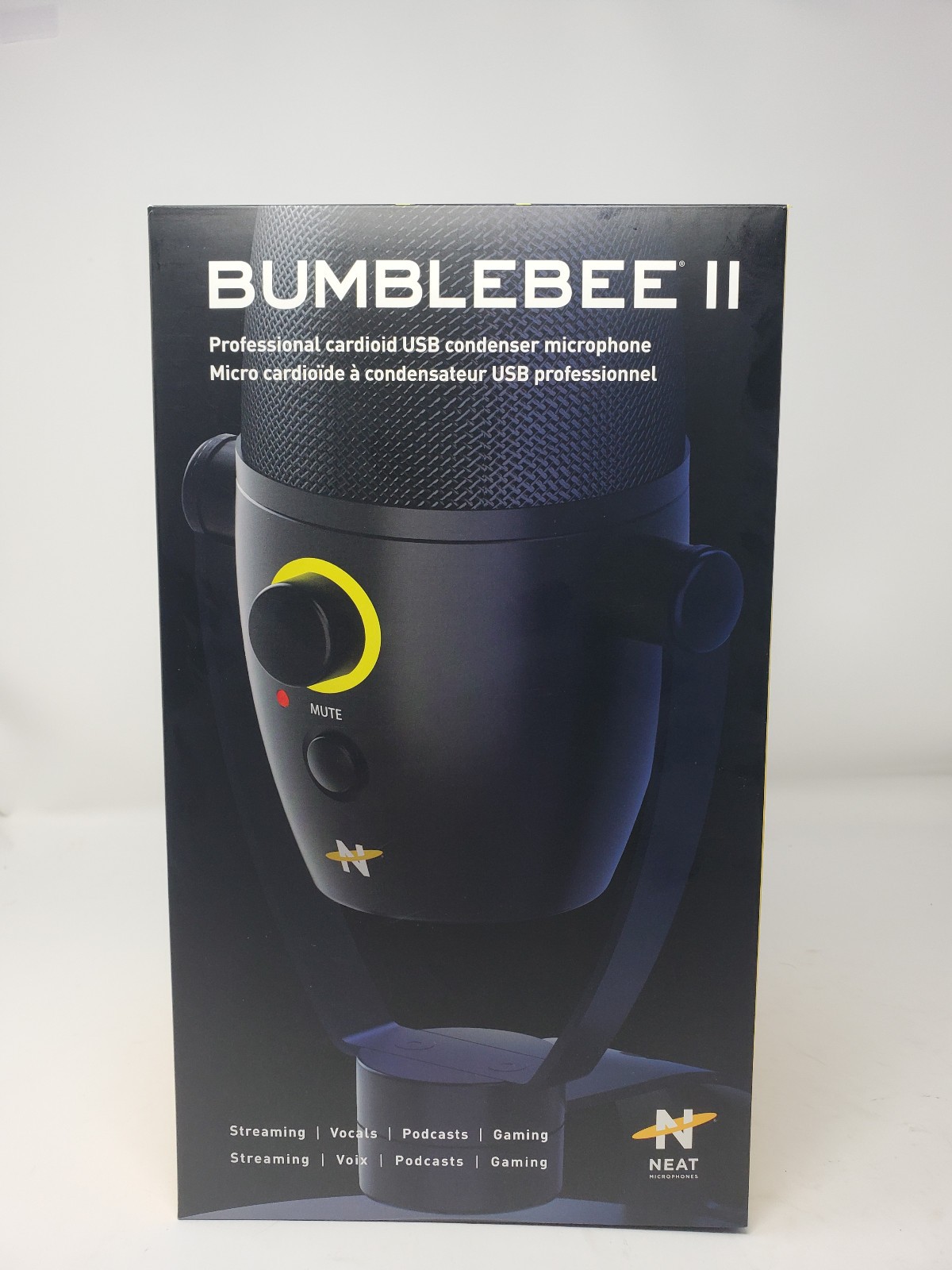 Microphone USB For Podcasts Streaming Gaming Bumblebee 2 Mic by Neat