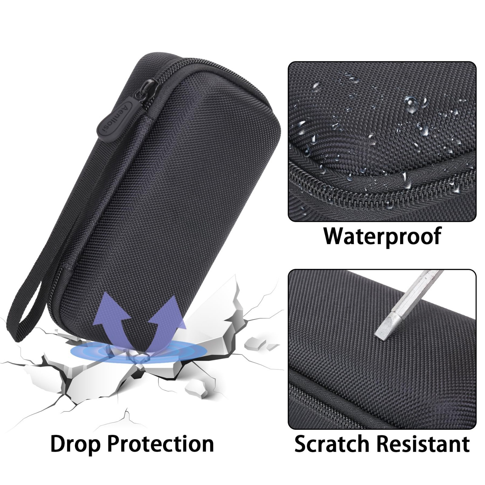 Compact Hard Case for Wireless Microphone System – Dual Channel, Fits ME/GO III/