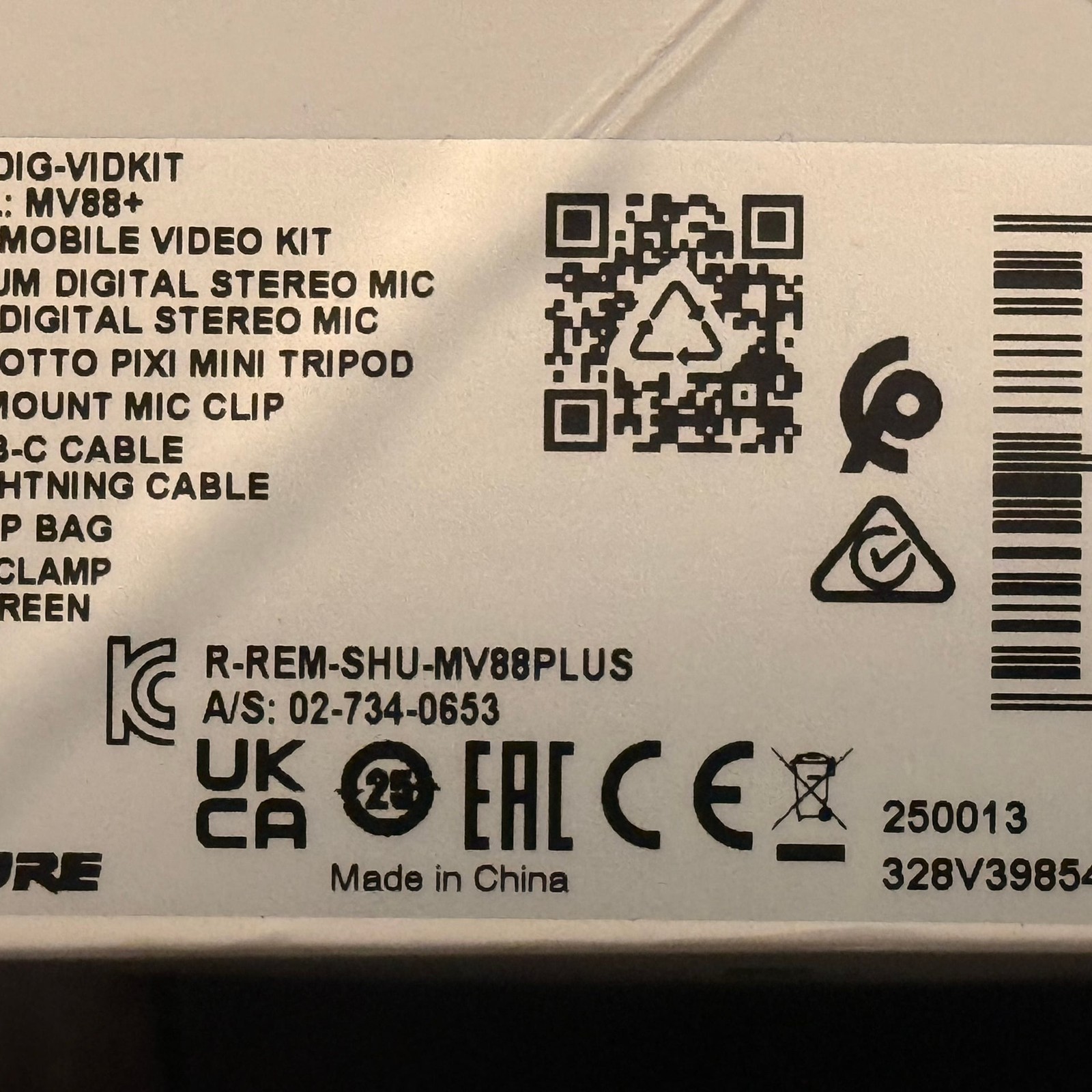 Shure MV88+ Video Kit