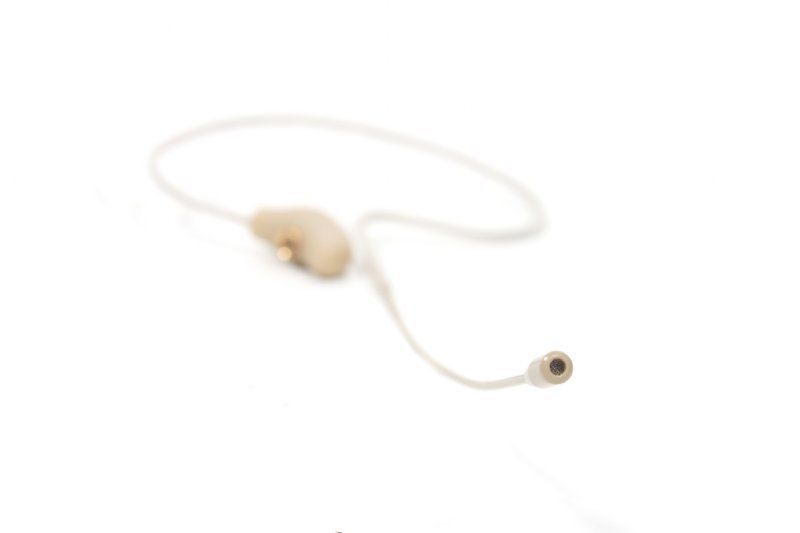 OSP Tan Earset Hook Mic w/ 3.5mm plug for Sennheiser Wireless Bodypack Systems
