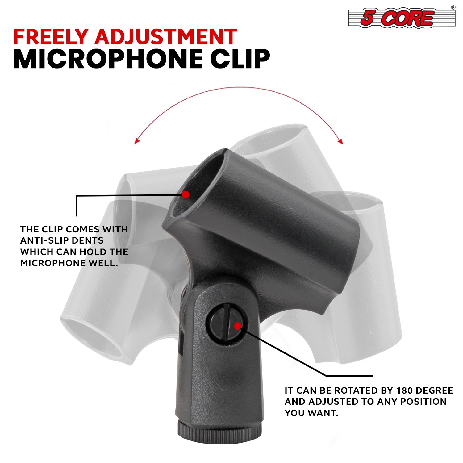 5Core Instrument Microphone Professional Cardioid Uni Directional Pickup