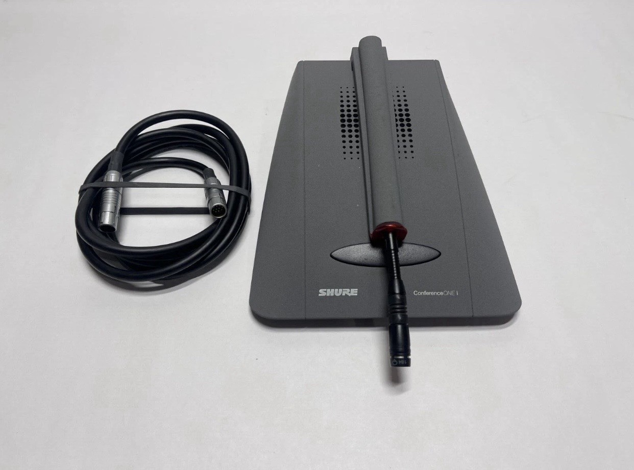 SHURE Conference ONE i Delegate Console w/ C1-B Bus Cable, C1-Di
