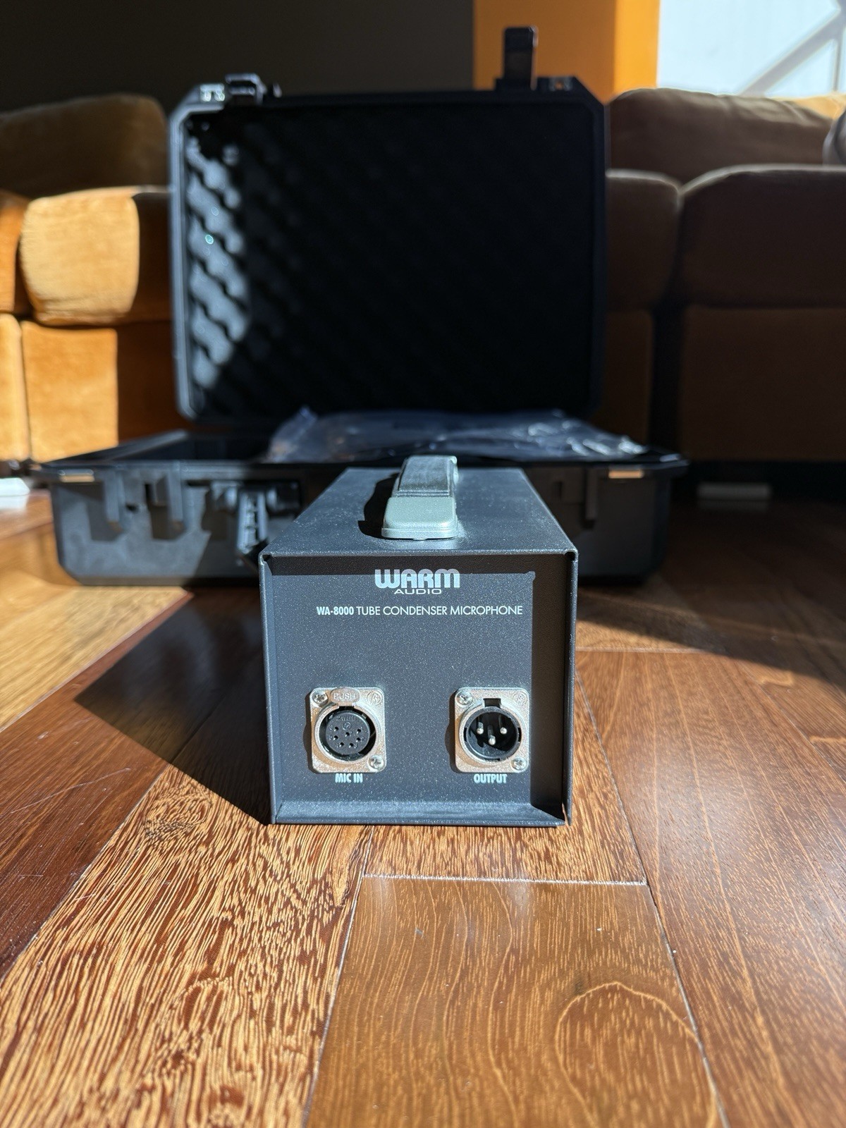 Warm Audio WA-8000 Tube Condenser Microphone Large Diaphragm Studio Kit w/ Case