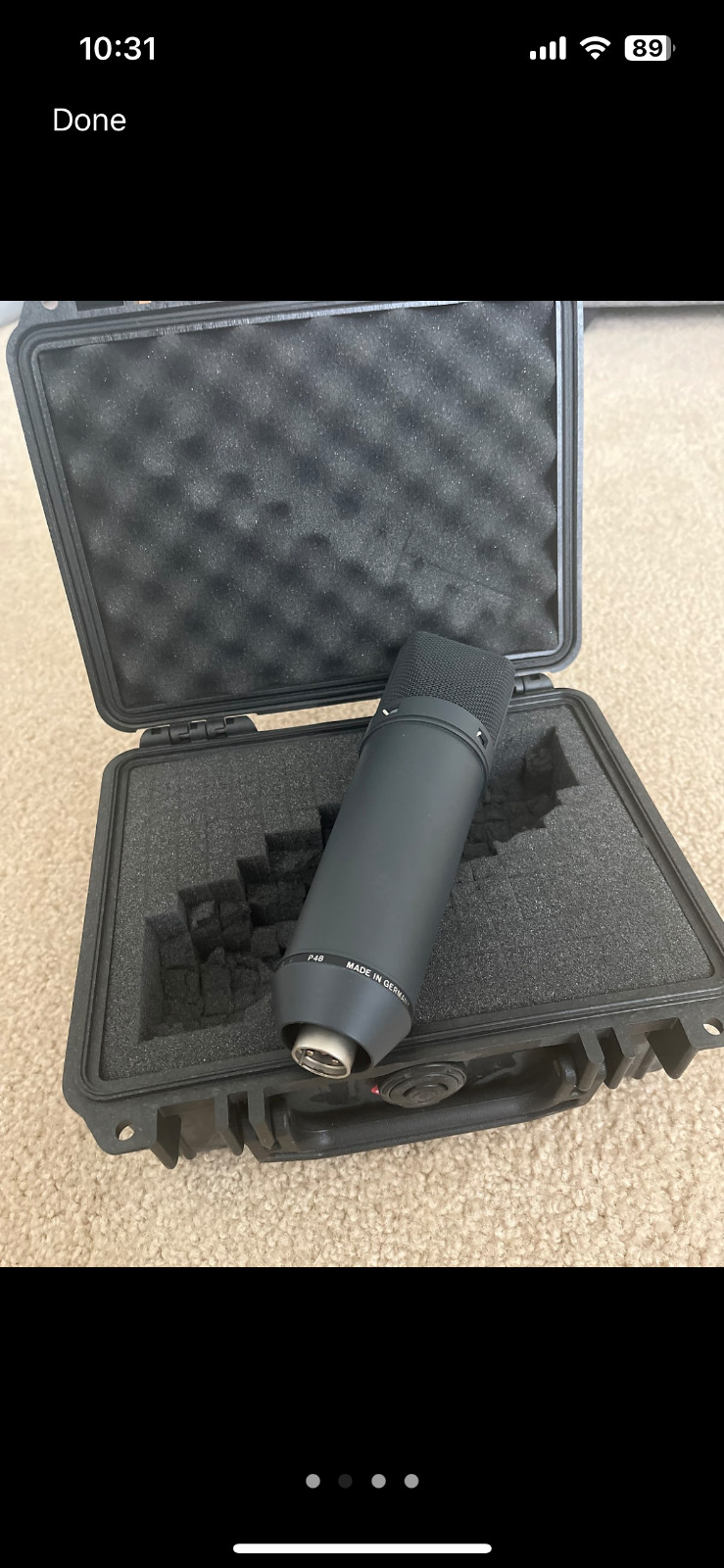 Neumann U 87 Ai Large-Diaphragm Condenser Microphone – Matte Black