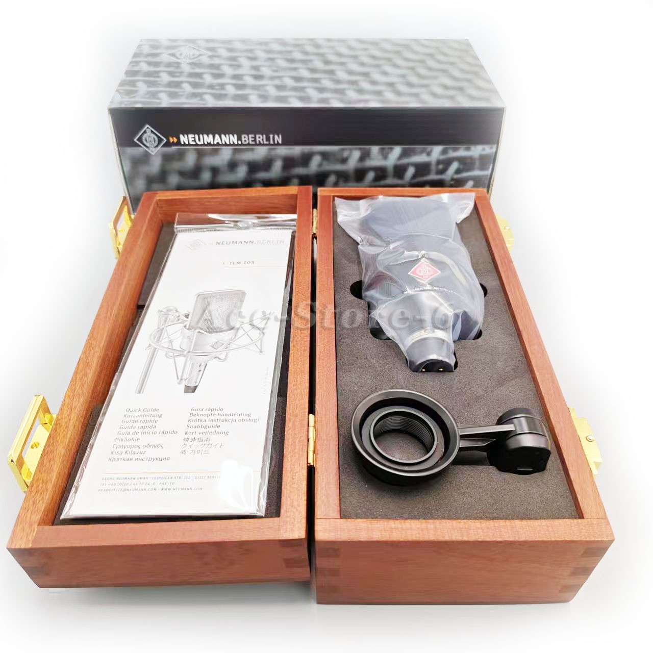Black TLM103 Neumann Wired Condenser Microphone Matte US STOCK Fast Shipping