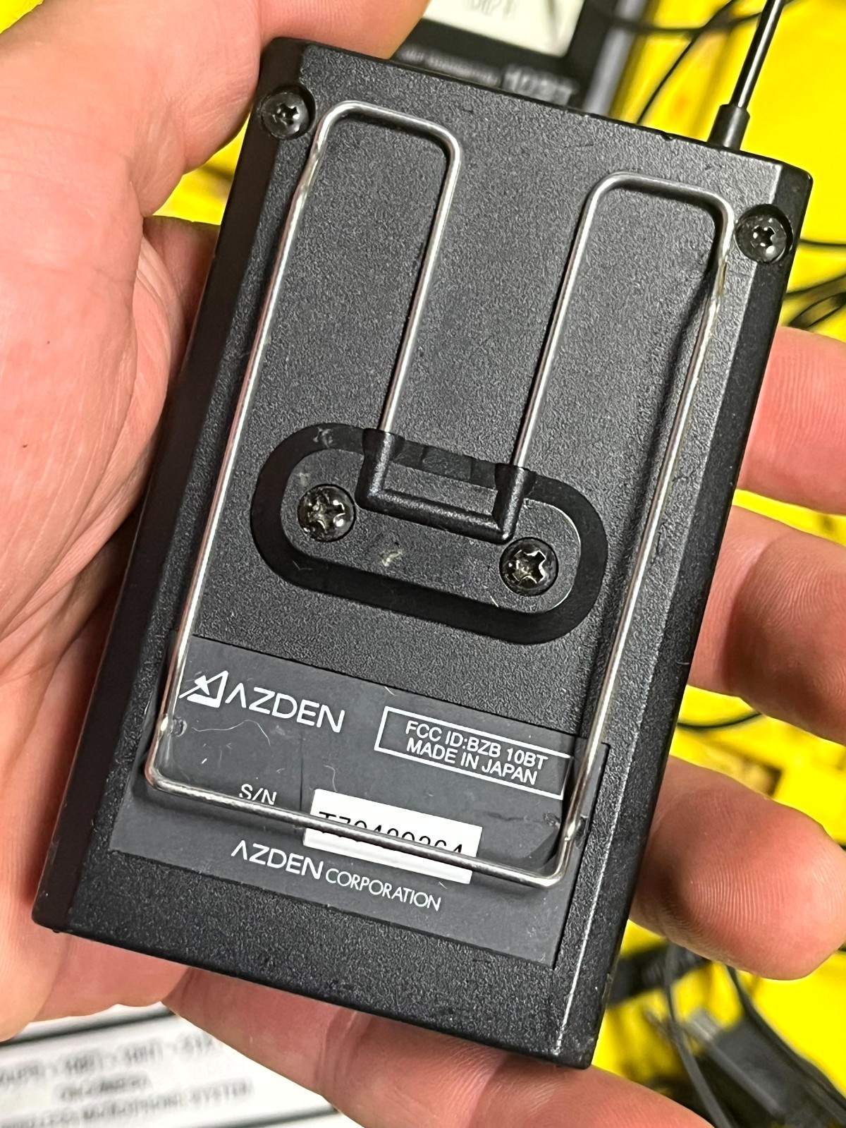 Azden 200UPR Dual-Ch Wireless Receiver & Dual 10BT Transmitter Mic Kit w/ Manual